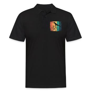Artistic Cycling Artistic Cyclist - Men's Polo Shirt - black - Front - Kai (181cm)