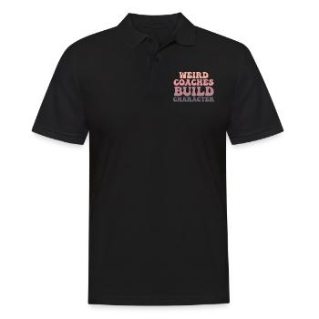 Weird Coaches Form Character Coach - Men's Polo Shirt - black - Front - Kai (181cm)