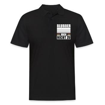 Don't bubble me to no interest misanthrope - Men's Polo Shirt - black - Front - Kai (181cm)