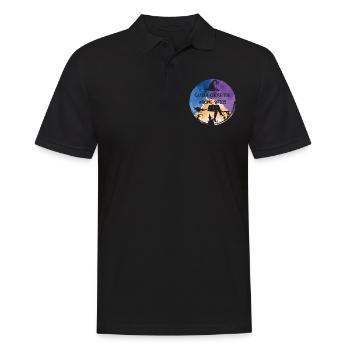 Cancer Sorcière Calendula Cancer de la vessie - Polo Homme - noir - Devant - Kai (181cm)