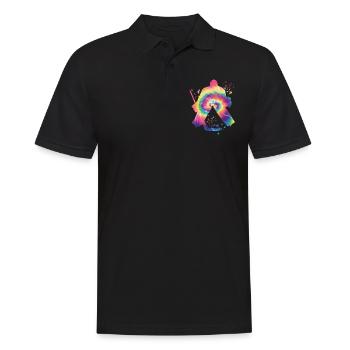 Eishockeyspieler Jungen Eishockey - Männer Poloshirt - Schwarz - Vorne - Kai (181cm)