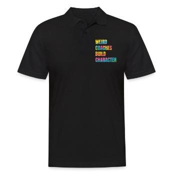 Strange coaches form character coaches - Men's Polo Shirt - black - Front - Kai (181cm)