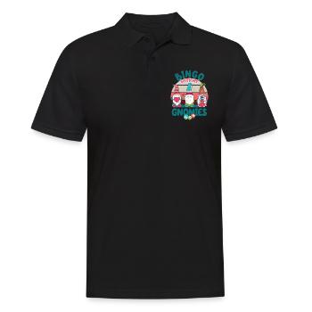 Bingo Mit Meinen Gnomies Lustiges Bingo - Männer Poloshirt - Schwarz - Vorne - Kai (181cm)