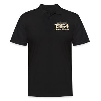 1964 Limited edition 1964 Birthday 1964 Retro - Men's Polo Shirt - black - Front - Kai (181cm)