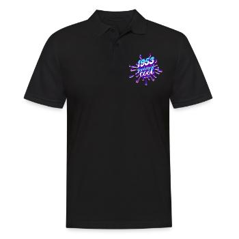 Année Cool 1953 Anniversaire 70 Ans - Polo Homme - noir - Devant - Kai (181cm)