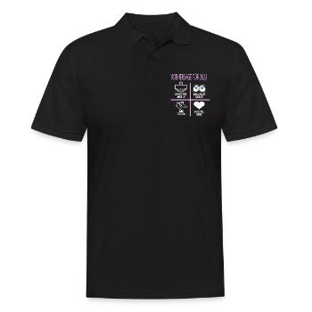 Vorhersage 2023 Werdender Papa Werdende Mama - Männer Poloshirt - Schwarz - Vorne - Kai (181cm)