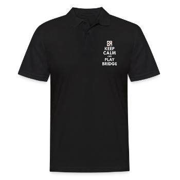 Spielen Cards Bridge Spiel Addict Fan Player Gamer - Männer Poloshirt - Schwarz - Vorne - Kai (181cm)