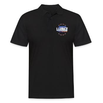 Lloret De Mar - Männer Poloshirt - Schwarz - Vorne - Kai (181cm)