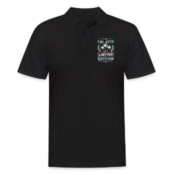 Tel Aviv Édition Limitée - Polo Homme - noir - Devant - Kai (181cm)