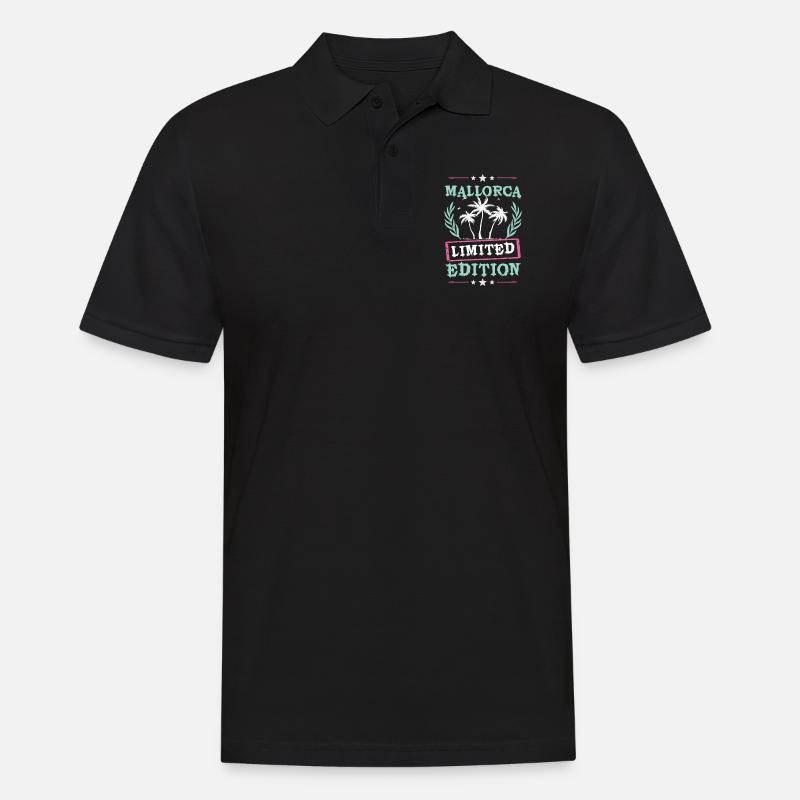Mallorca Limited Edition - Männer Poloshirt - Schwarz