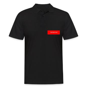 YOUTUBE STAR GIFT IDEA - Men's Polo Shirt - black - Front - Kai (181cm)