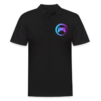 Sporty Hobby Leidenschaft Gaming - Männer Poloshirt - Schwarz - Vorne - Kai (181cm)