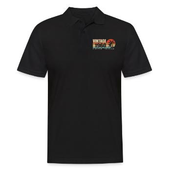 1960 Année D’anniversaire Millésime Original 1960 - Polo Homme - noir - Devant - Kai (181cm)