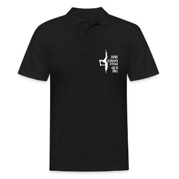 Pole dance - This is my Pole Dance Shirt Upside Down - Men's Polo Shirt - black - Front - Kai (181cm)