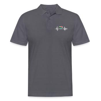 Afrique du Sud - Polo Homme - charbon - Devant - Nico (186cm)