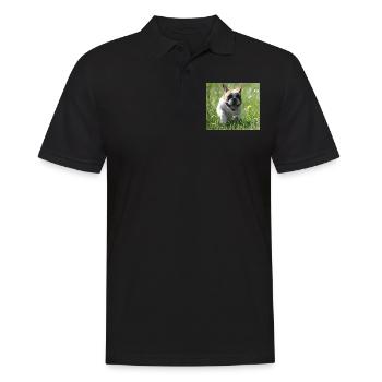 Allez Bully Go Français Bulldog - Polo Homme - noir - Devant - Kai (181cm)