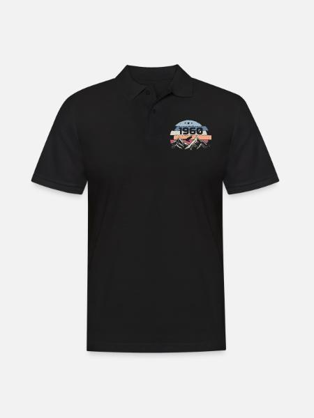 Original 1960 Jahrgang 1960 Geburtstag 1960 - Männer Poloshirt - Schwarz