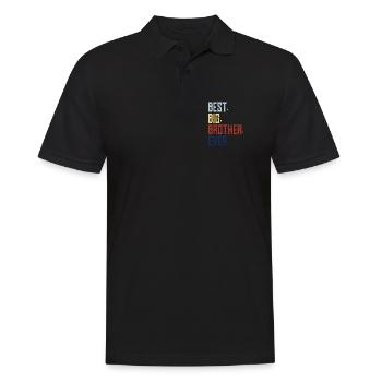 Best Big Brother Ever - Men's Polo Shirt - black - Front - Kai (181cm)