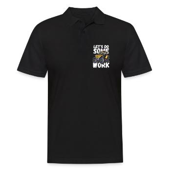 Déclaration de tracteur agricole Tracteur de terrain - Polo Homme - noir - Devant - Kai (181cm)