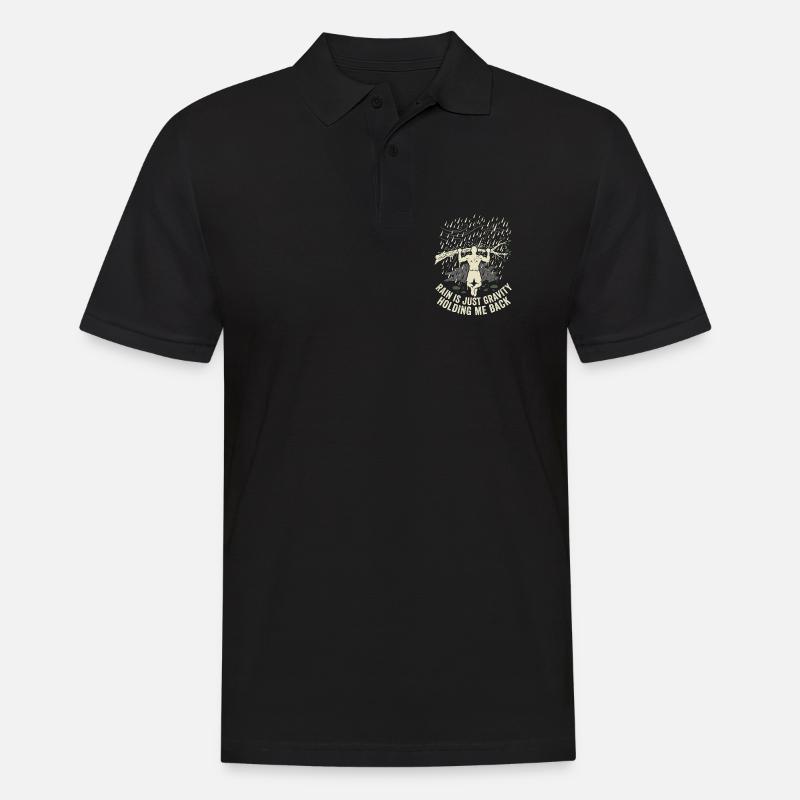 Calisthenics Gravity - Männer Poloshirt - Schwarz