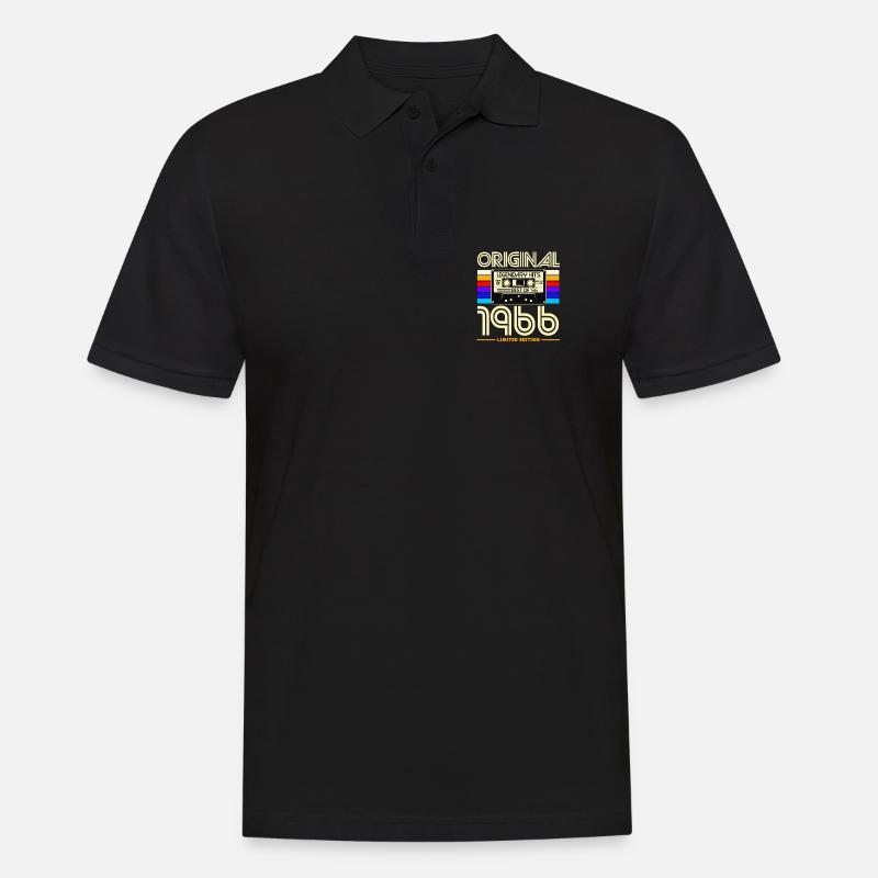 Originale limitierte Edition von 1966 - Männer Poloshirt - Schwarz