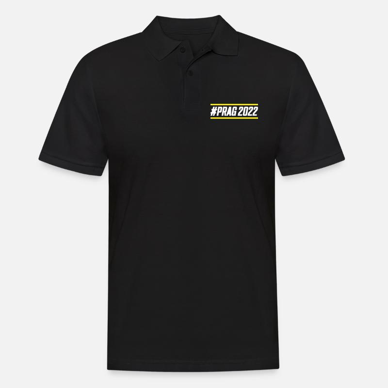 Prag 2022 - Männer Poloshirt - Schwarz