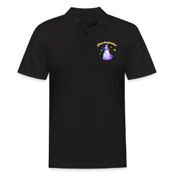 Flaschenputtel Junggesellenabschied Jungesellin - Männer Poloshirt - Schwarz - Vorne - Kai (181cm)