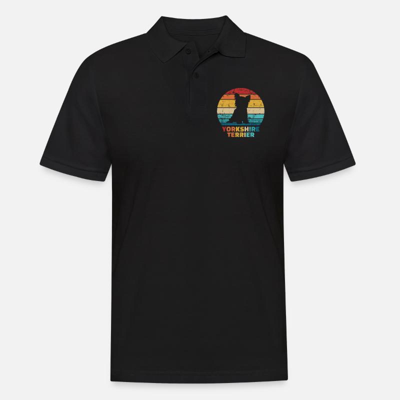 Yorkshire - Männer Poloshirt - Schwarz
