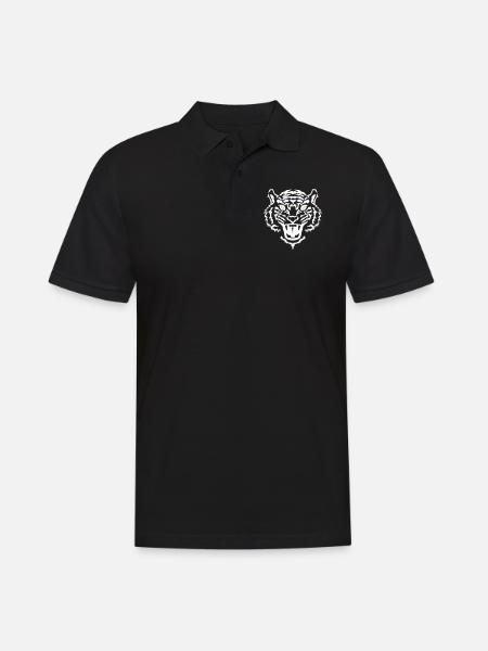 tiger - Men's Polo Shirt - black