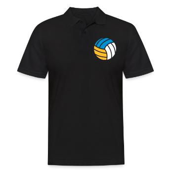 Beachvolleyball - Männer Poloshirt - Schwarz - Vorne - Kai (181cm)