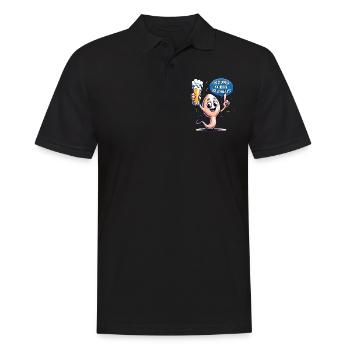 Il y a 21 ans, j’étais le plus rapide - Polo Homme - noir - Devant - Kai (181cm)