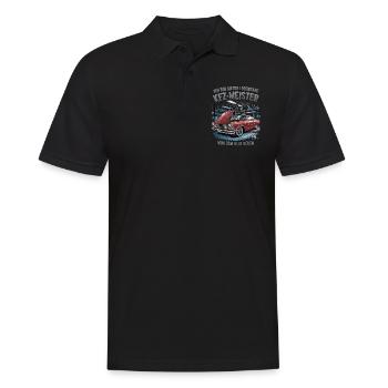 Ich Bin Dieser Legendäre KFZ-Meister - Männer Poloshirt - Schwarz - Vorne - Kai (181cm)