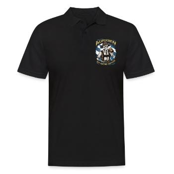 Giving up is not an option Beer October - Men's Polo Shirt - black - Front - Kai (181cm)