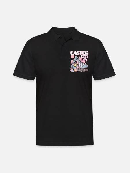 Easter eggs - Men's Polo Shirt - black