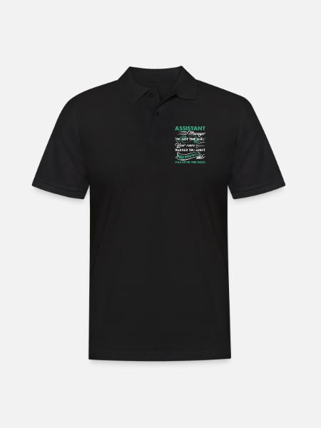 Assistant Manager Assistant Manager Girl - Men's Polo Shirt - black