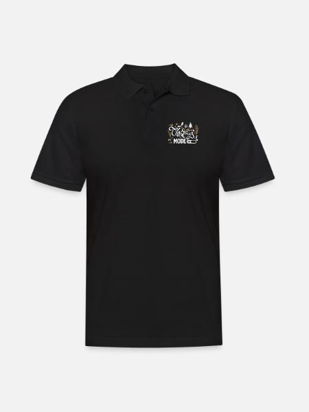 Christmas Mode On - Men's Polo Shirt - black