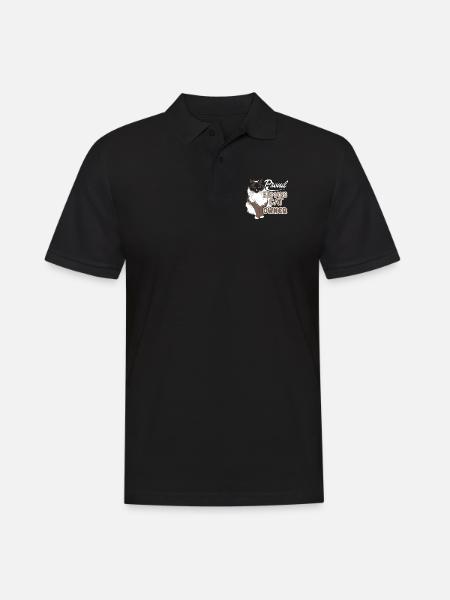 Proud Birman Cat Owner - Men's Polo Shirt - black