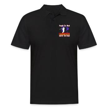 Trample The Weak Lacrosse Hurtle The Dead - Men's Polo Shirt - black - Front - Kai (181cm)