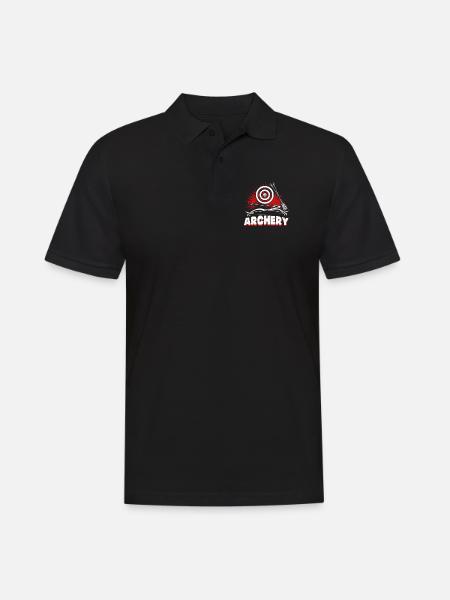 Archery Arrow Funny Archery Gifts - Men's Polo Shirt - black
