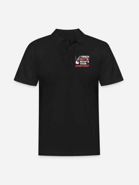 Math Teacher I Teach Math - Men's Polo Shirt - black