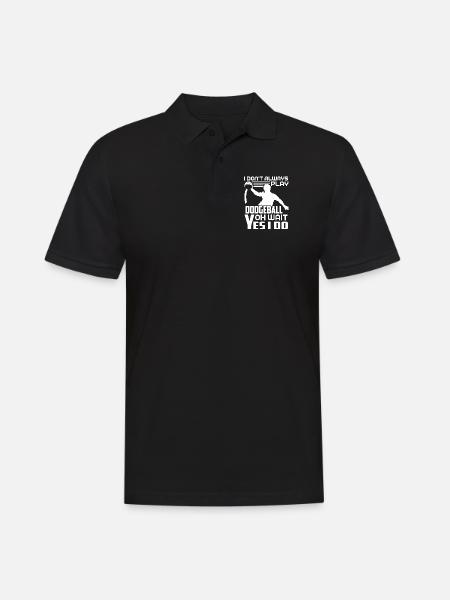 Dodgeball Always Play Dodgeball - Men's Polo Shirt - black