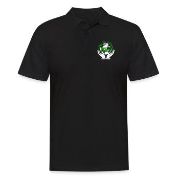 Earth Day Don't Destroy The Planet Earth - Men's Polo Shirt - black - Front - Kai (181cm)