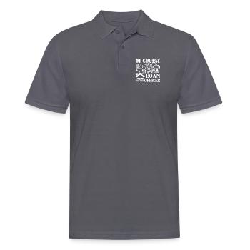 Loan Officer Awesome Loan Officer - Men's Polo Shirt - charcoal grey - Front - Nico (186cm)