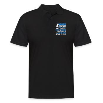 Dance Teacher Job Multitasking - Men's Polo Shirt - black - Front - Kai (181cm)
