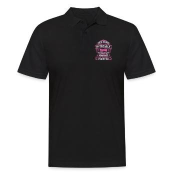 Father's Day My Dad Is My Favorite Man - Men's Polo Shirt - black - Front - Kai (181cm)