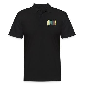 Skyline de Berlin - Polo Homme - noir - Devant - Kai (181cm)