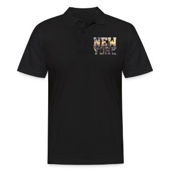 New York New York - Polo Homme - noir - Devant - Kai (181cm)