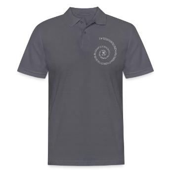 Étudiant en mathématiques - Polo Homme - charbon - Devant - Nico (186cm)