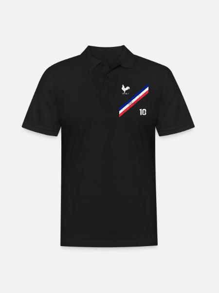France Jersey - Men's Polo Shirt - black