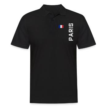 Maillots Paris France - Polo Homme - noir - Devant - Kai (181cm)